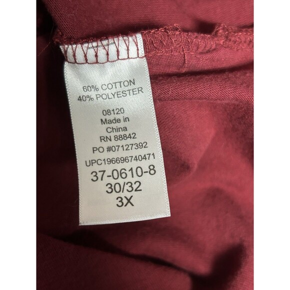 Roaman's 30/32 Plus 3X Top Autumn Colors V-Neck Stretch Officecore Teacher - Picture 8 of 11